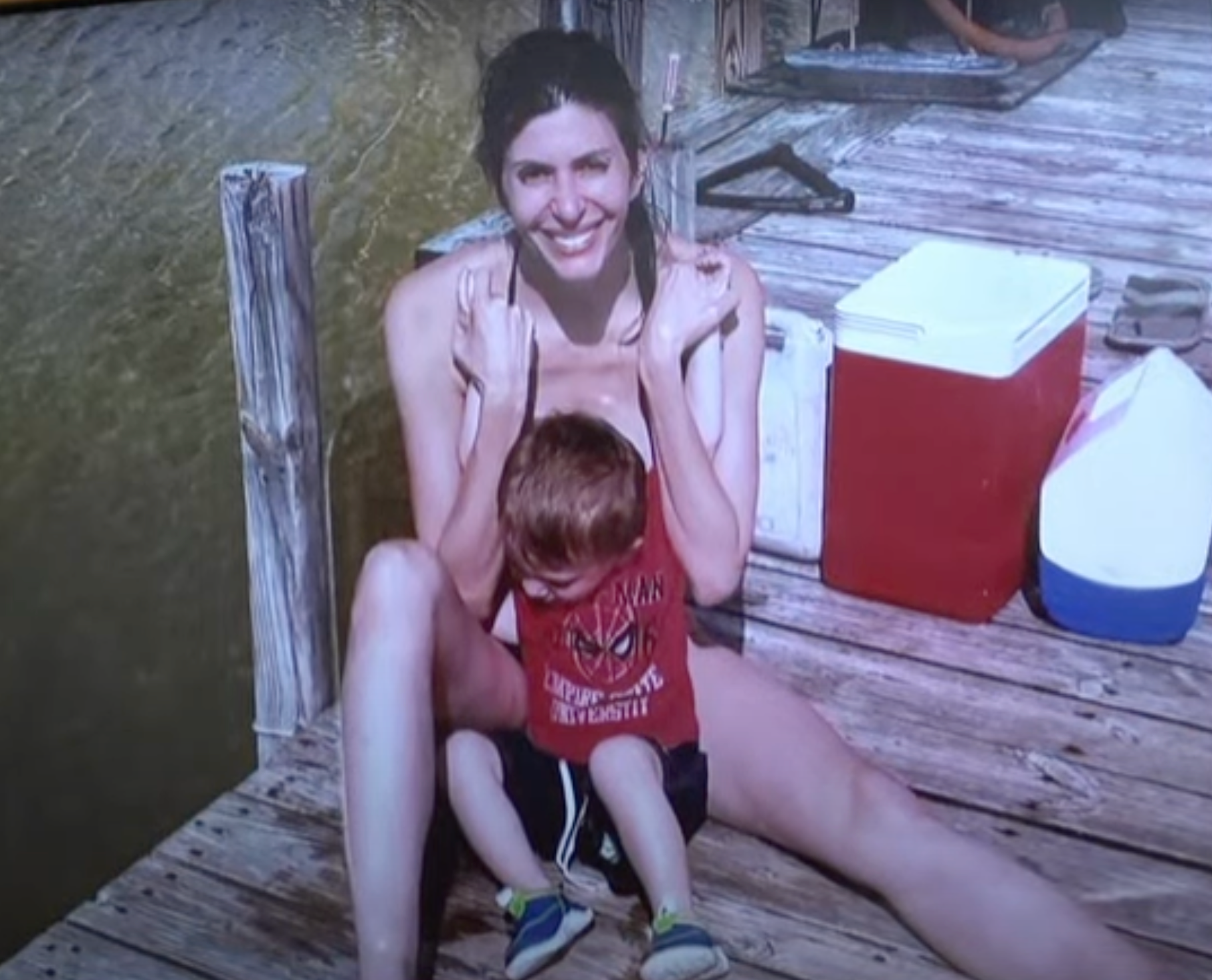 Jennifer Dulos and her son Constantine Dulos, who was only 10 when she vanished